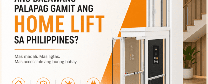 Ascenda home lift Philippines para sa dalawang palapag compact residential elevator